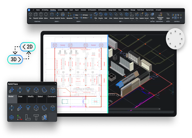 BricsCAD 2D